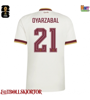 Spanien Mikel Oyarzabal #21 Bortatröja VM 2026 Kortärmad